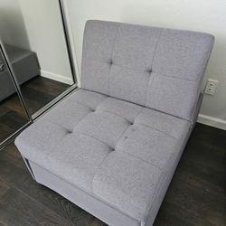 Sleeper Chair- Ottoman Twin Like New
