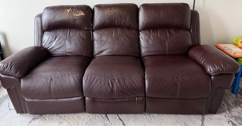 3 Seat power recliner sofa - $100 OBO