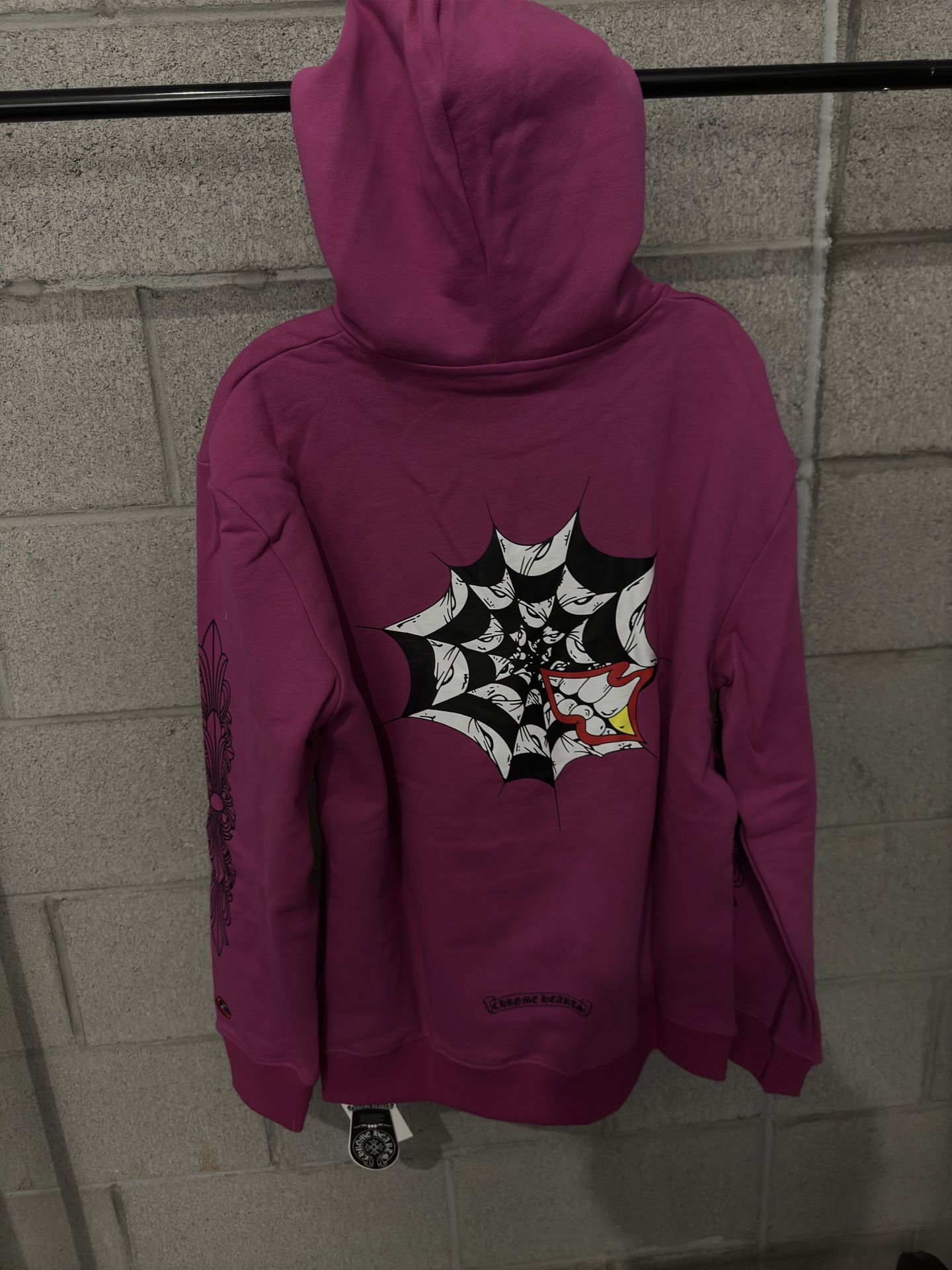 Chrome hearts matty boy hoodie pink