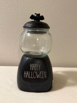 Rae Dunn Happy Halloween gumball / candy canister