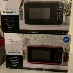 2 New Microwaves Black-Red