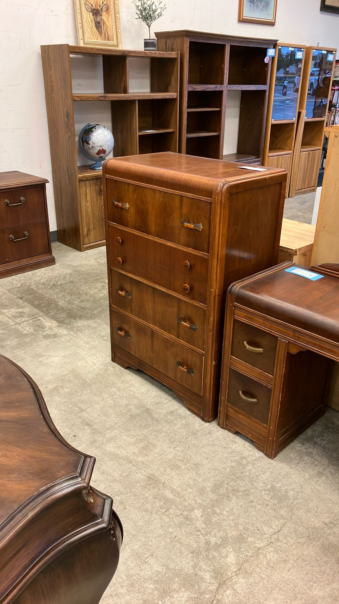Waterfall Dresser With Original Hardware