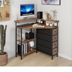 Corner Desk With Drawers 