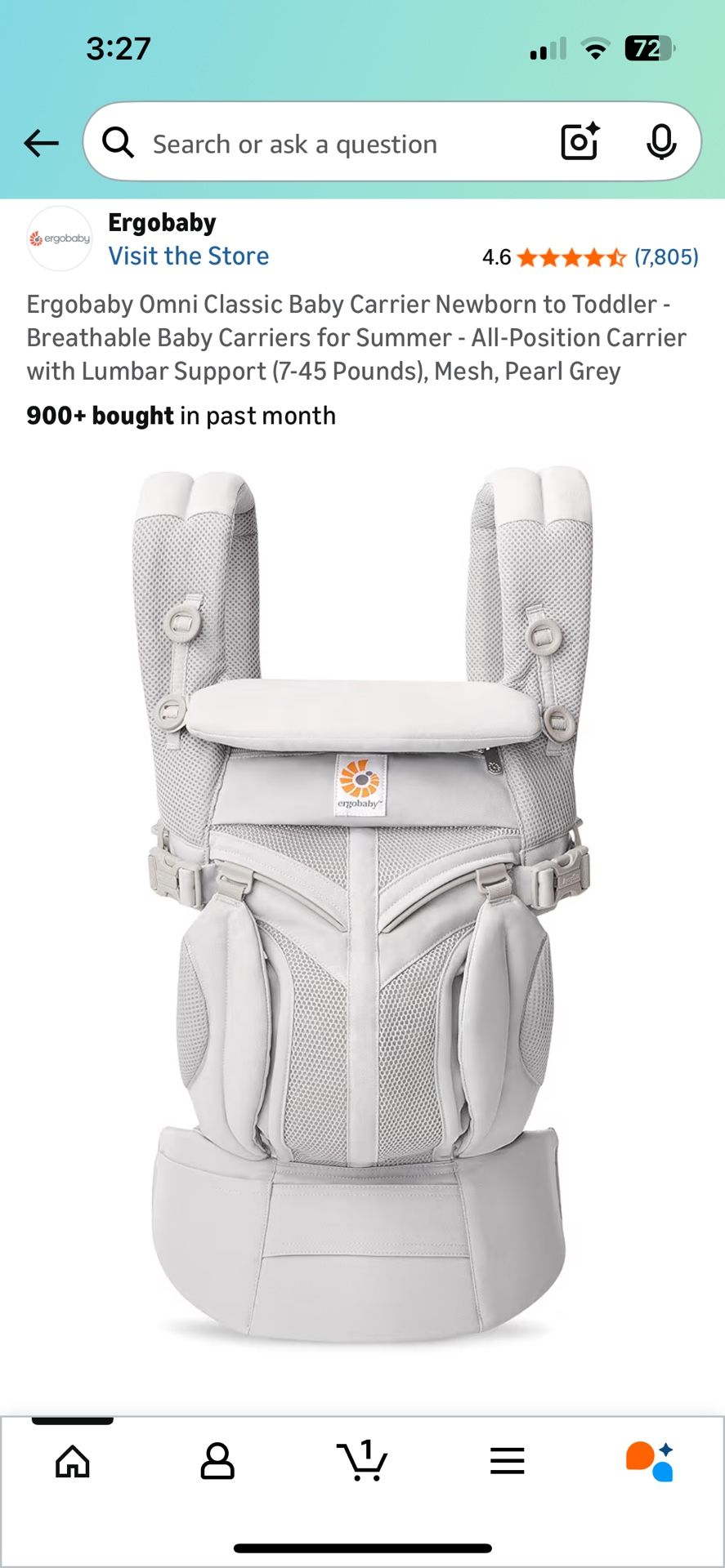 Ergobaby Omni 360 Baby Carrier
