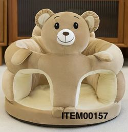 Infant Seat for Babies 3-24 Months, Toddler Back Support Sofa for Sitting Up, Cartoon Animals Baby Chair, Plush Sit Me Up Floor Seat, Soft Seat for Le