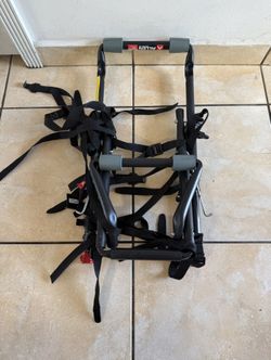 Allen Sports Deluxe color negro Soporte para maletero para dos bicicletas.