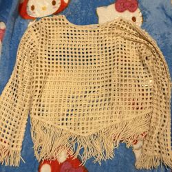 Sweatshirt With Fringe 