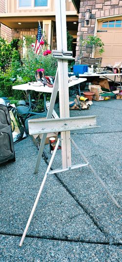 Vintage Stanrite No. 500 Aluminum folding easil