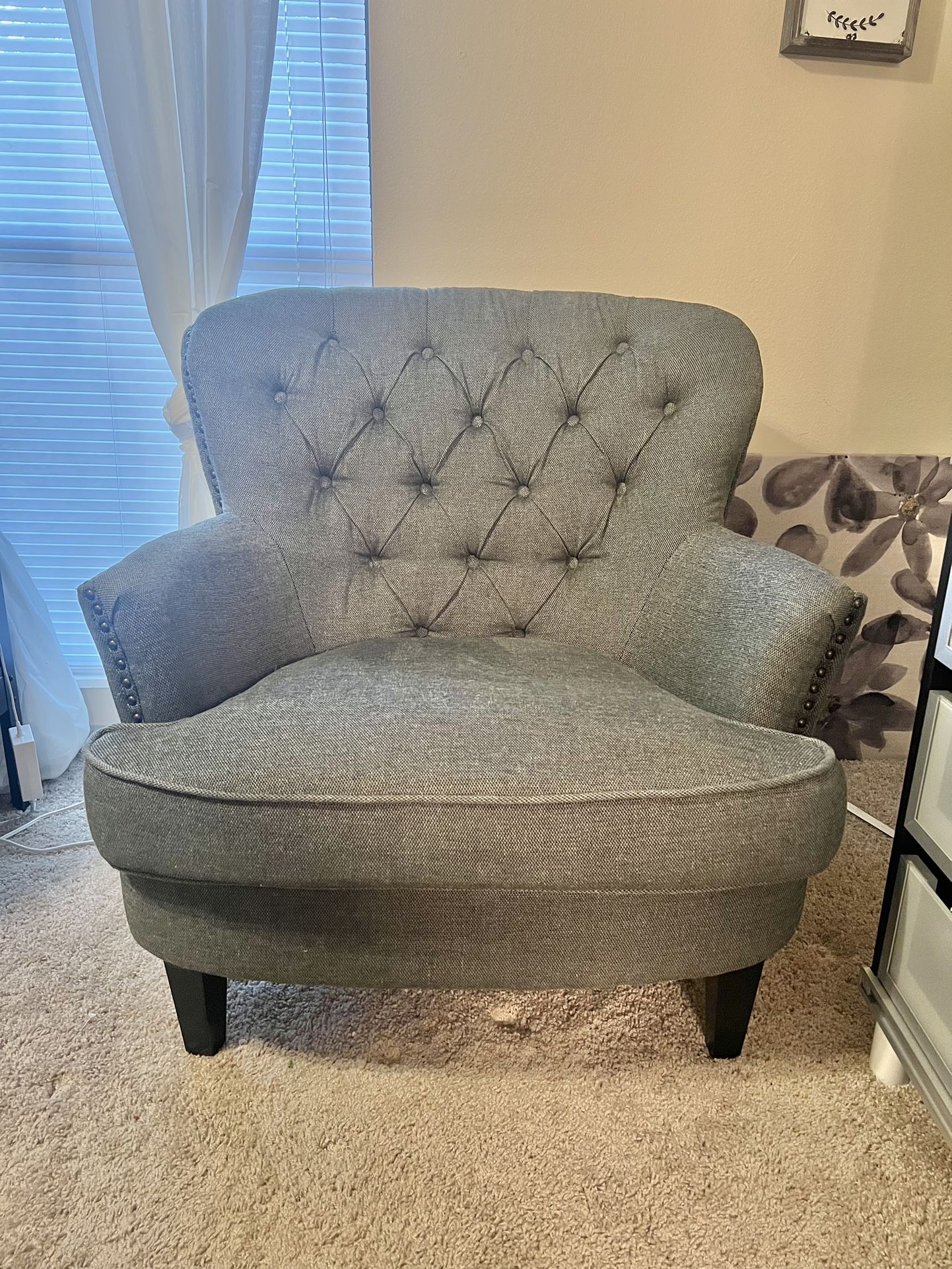 Large Gray Chair