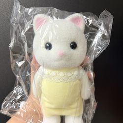 Calico Critters Sylvanian Families Persian Cat Inspired 8 Inch Figure