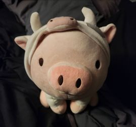Miniso Piggy in Cow Costume Plush Toy