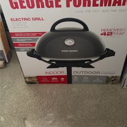 George Foreman Electric Grill New In The Box