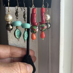 HANDCRAFTED EARRINGS $15.00 Each 
