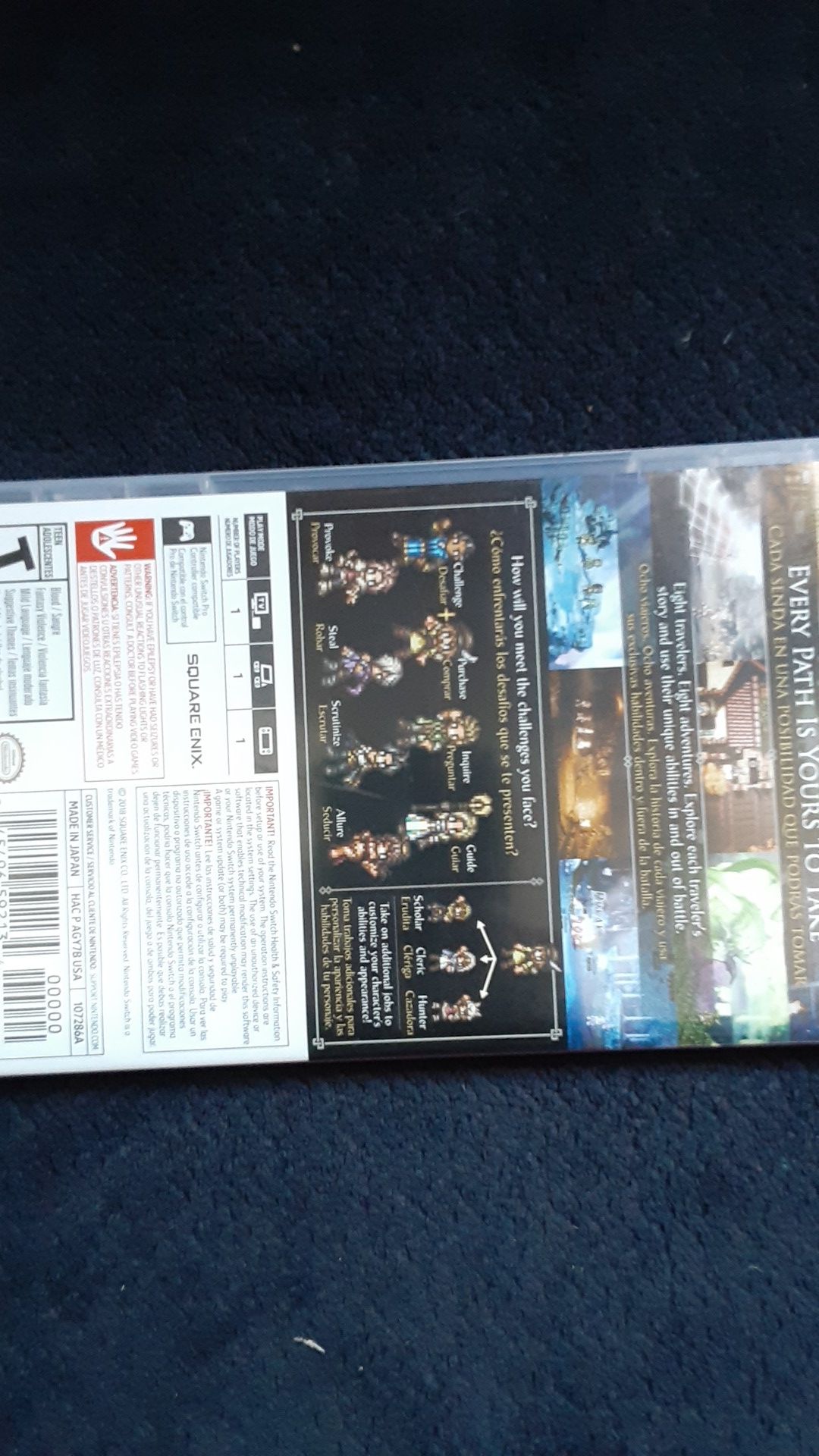 Octopath Traveler Switch for Sale in San Diego, CA - OfferUp