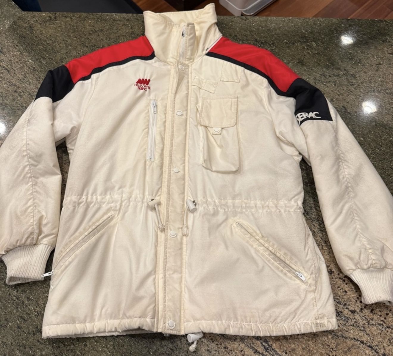Vintage Serac Mike Wiegele Helicopter Skiing Men’s Jacket, 42 Outdoors Winter