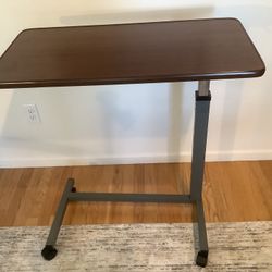 Medical Adjustable Over Bed Table