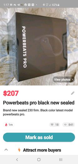 Powerbeats pro black new sealed