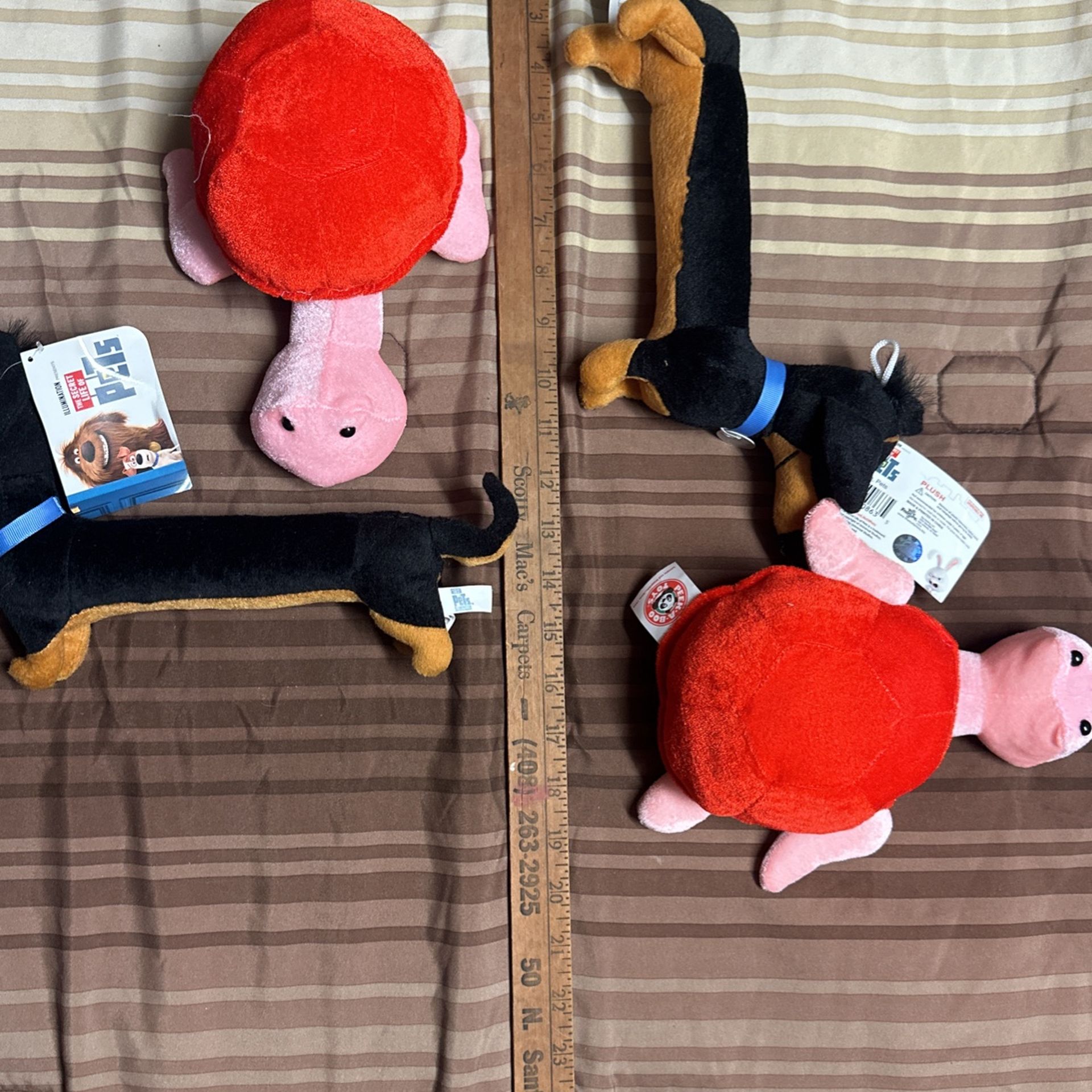 Stuffed Animals 4 Pieces