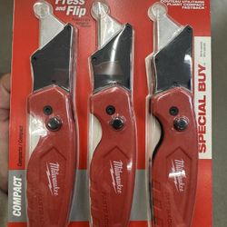 Milwaukee 3 Pack Utility Knives