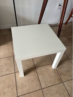 IKEA table small white
