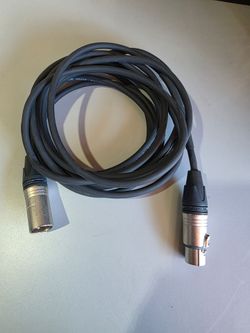 15 feet rhc low noise balanced microphone cable male to female #J0943