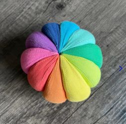 Soft Cotton Rainbow Ball