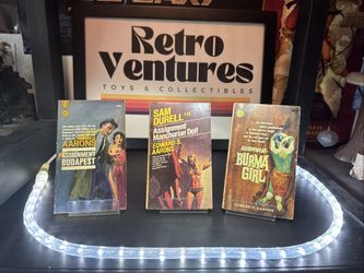 Sam Durell Assignment Lot Of 3 Budapest Edward S. Aarons Fawcett Paperback VG