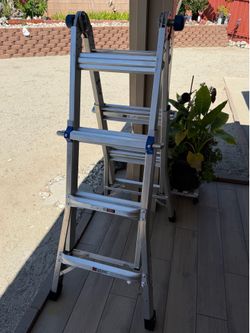 Beautiful WARNER  Ladder 🪜 Ajustable Aluminum multi position