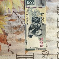 Billete De Mil Pesos De México