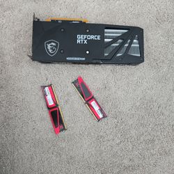 Gefore RTX 3060 Ventus 3x 12g Oc And 16gb Of Ddr4 Ram