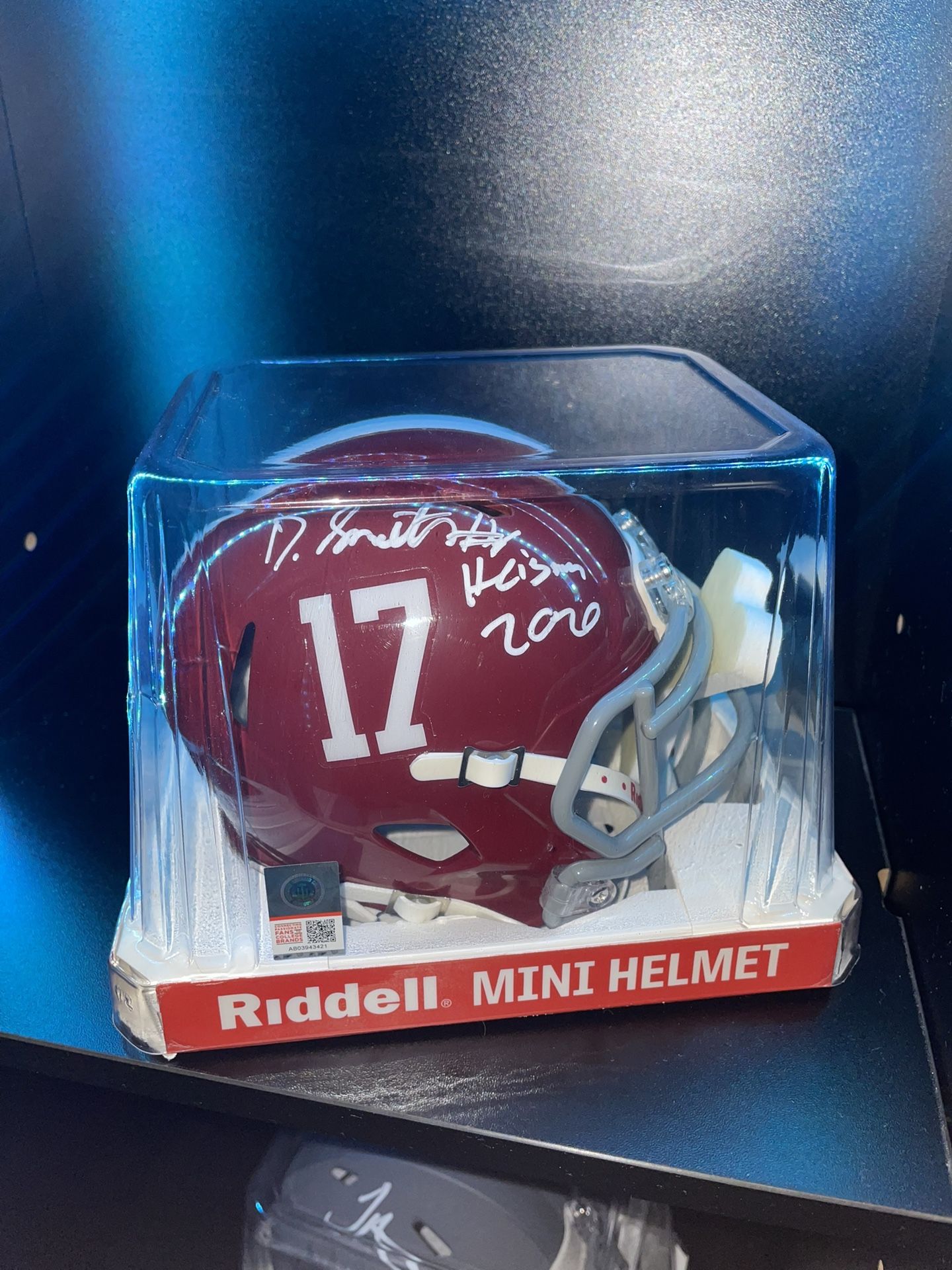Signed Mini Helmet Alabama 2020 Heisman