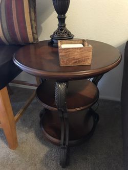 Bedroom set, living room set, desk, patio set, lamps, barstools all included, dining room chairs