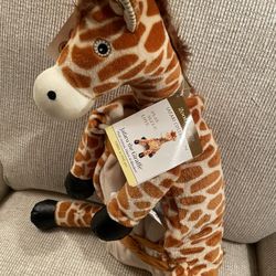 Zoobie Pets Stuffed Plush Jafaru Giraffe 22" Doll Print Blanket Pillow Buddy NWT. Condition is brand new with tags! This very neat Zoobie Pets Stuffed