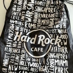 Hard Rock Drawstring Bag