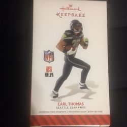 2014 Earl Thomas Hallmark Ornament Seattle Seahawks Football Legends
