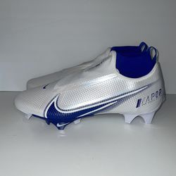 Nike Vapor Edge Pro 360 Football Cleats White/Blue Men’s  Size 10 CV6345-107 New