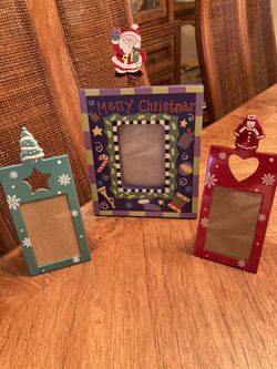 Christmas Picture Frames Brand New