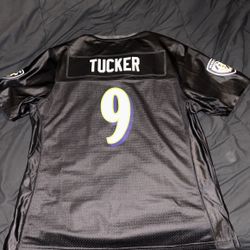 Officially Licensed Justin Tucker Woman’s L Jersey