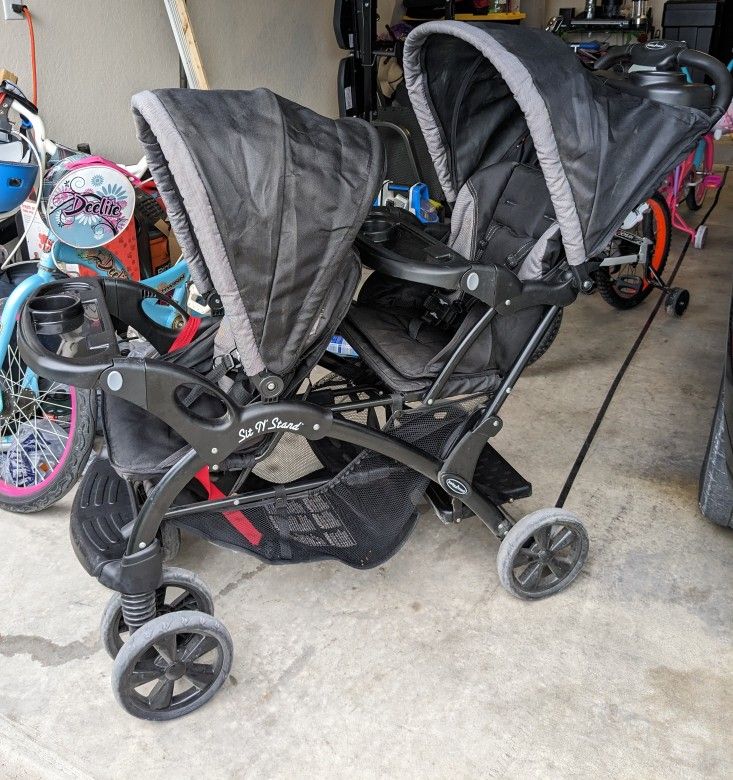 Sit N Stand Double Stroller