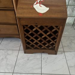 Wooden Laundry, Basket