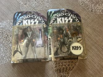 KISS Psycho Circus Ace & Peter Action Figures NIB