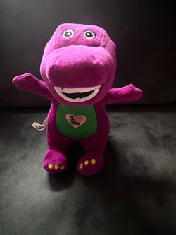Barney the purple dinosaur plush toy #dinosaur #kids