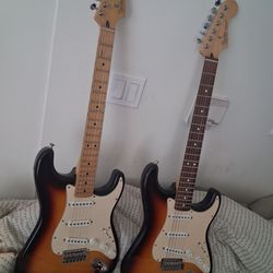 Fender Special run Stratocasters. Made in mexico..2006 & 2015......$401 each