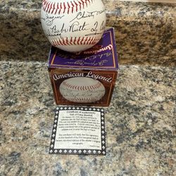 American Legends Replica Autographed Baseball