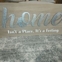 Large 45" x 19" Wall Home Sign Picture! Brand New! 