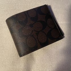 Coach Men’s Signature Canvas Wallet