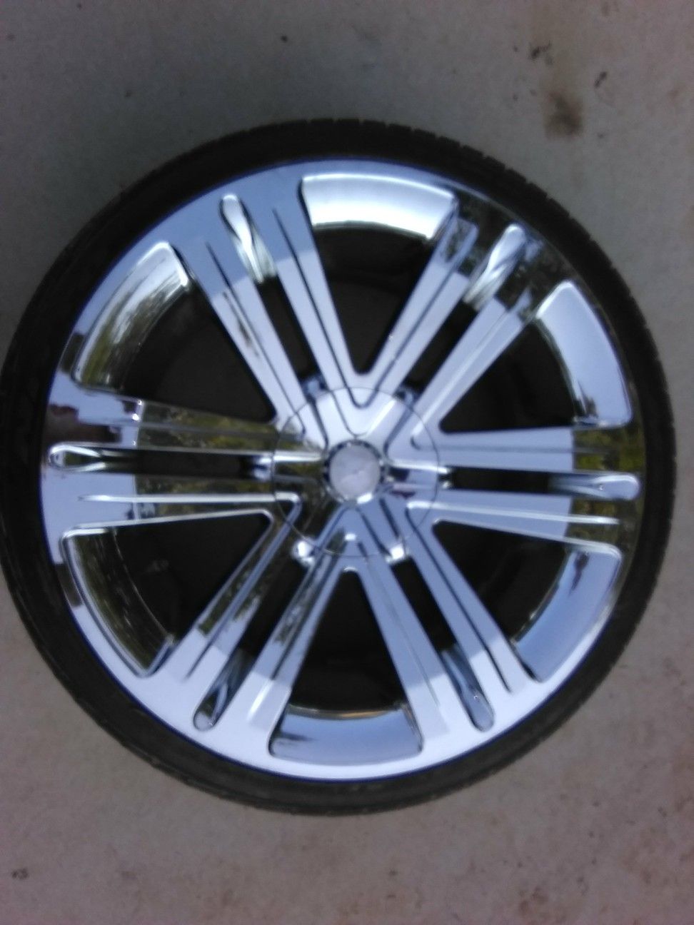 27/22" Mossa 759C Muggello Wheel and Tire Package by Lexani for Sale in