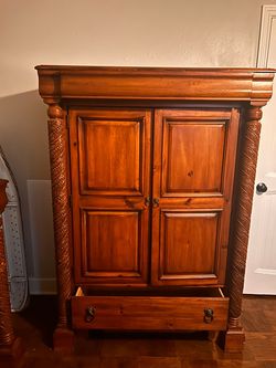 Real Wood armoire dresser mirror