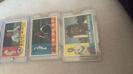 1960 Topps Baseball Cards