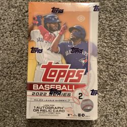 Topps 2022 Baseball Series 2 Hobby Box New Factory Sealed 1 Autograph Or Relic Card In Every Hobby Box 
